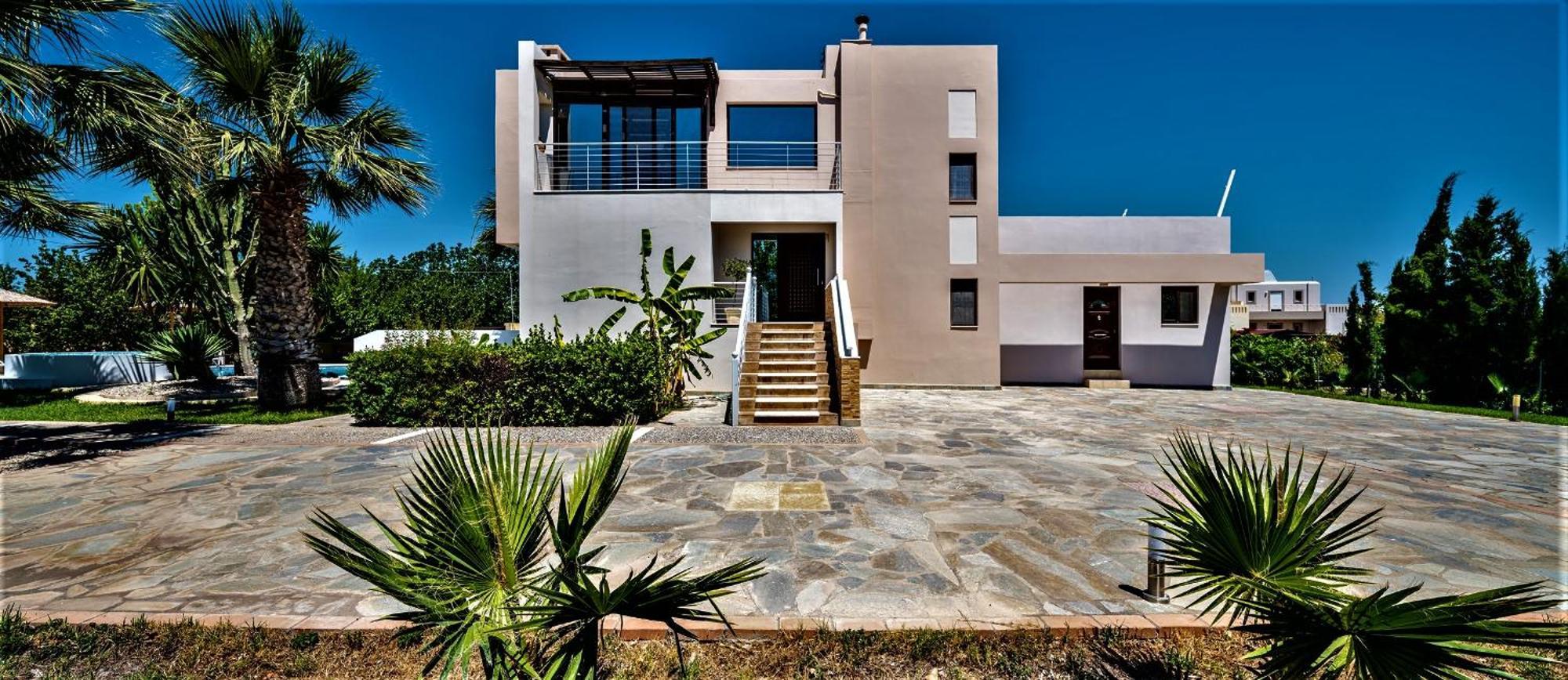 Xenos Villa 2 With A Private Pool,Near The Sea Tigaki Buitenkant foto
