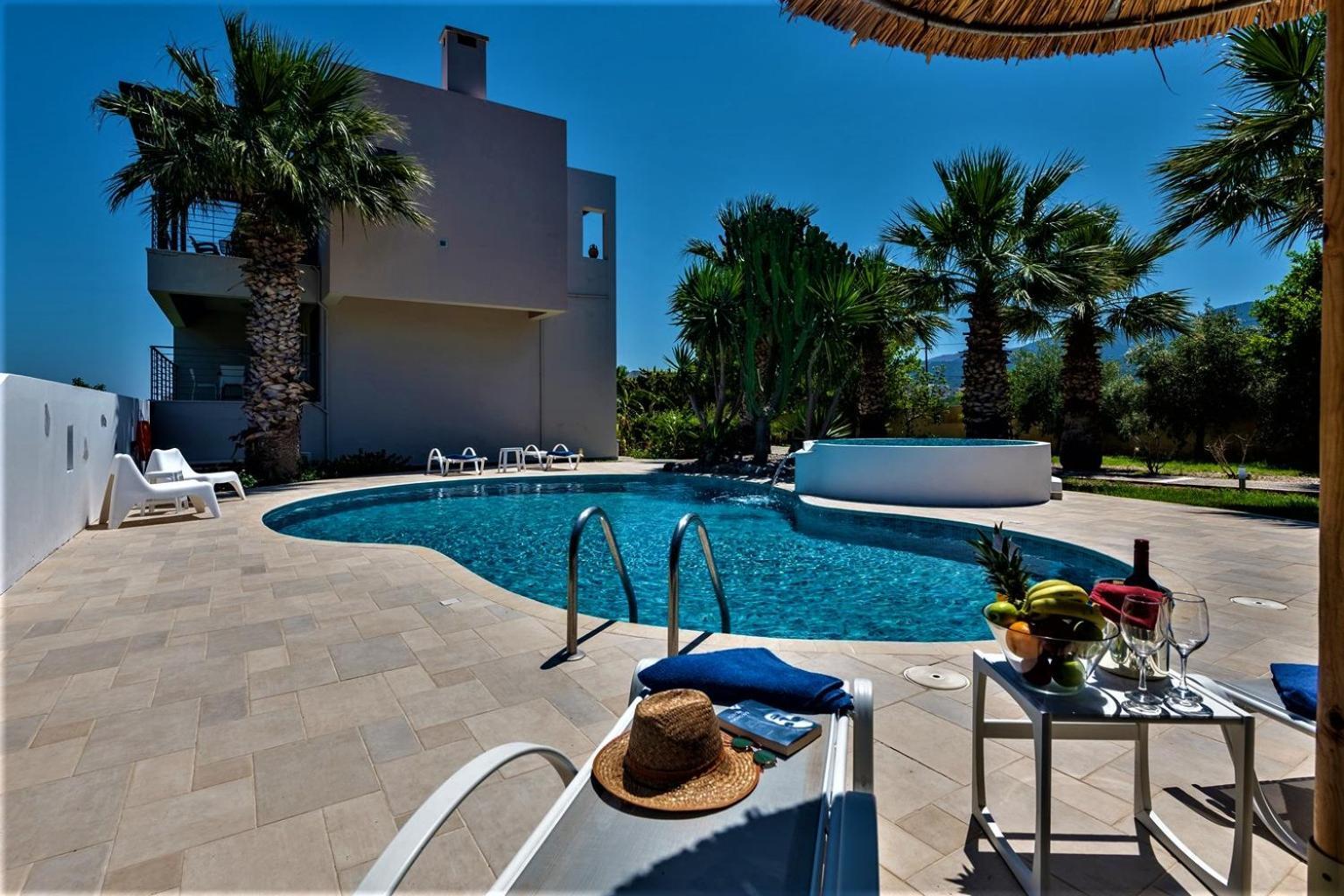 Xenos Villa 2 With A Private Pool,Near The Sea Tigaki Buitenkant foto