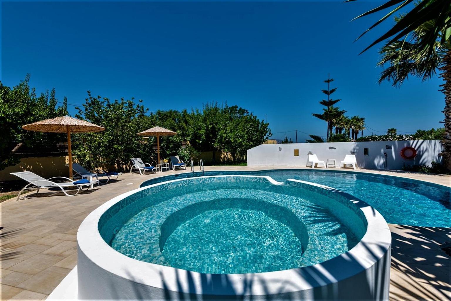 Xenos Villa 2 With A Private Pool,Near The Sea Tigaki Buitenkant foto