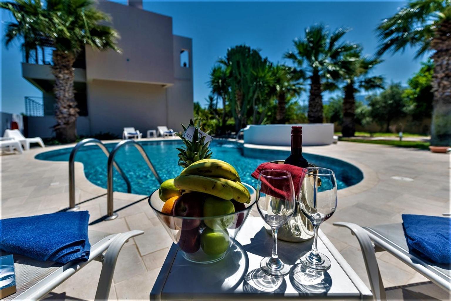 Xenos Villa 2 With A Private Pool,Near The Sea Tigaki Buitenkant foto
